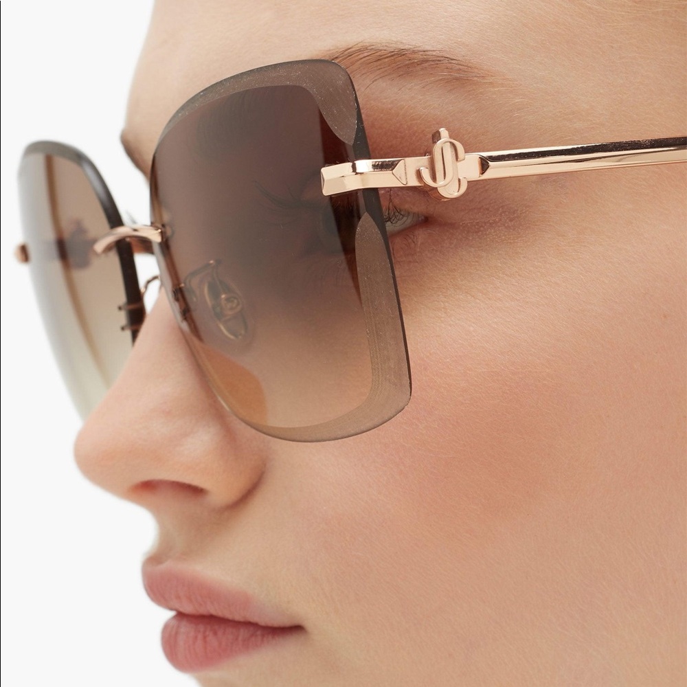 NEW JIMMY CHOO SUNGLASSES JIMMY CHOO CORIN/G/S GREY WOMEN’S EYEWEAR JIMMY CHOO - Picture 2 of 13